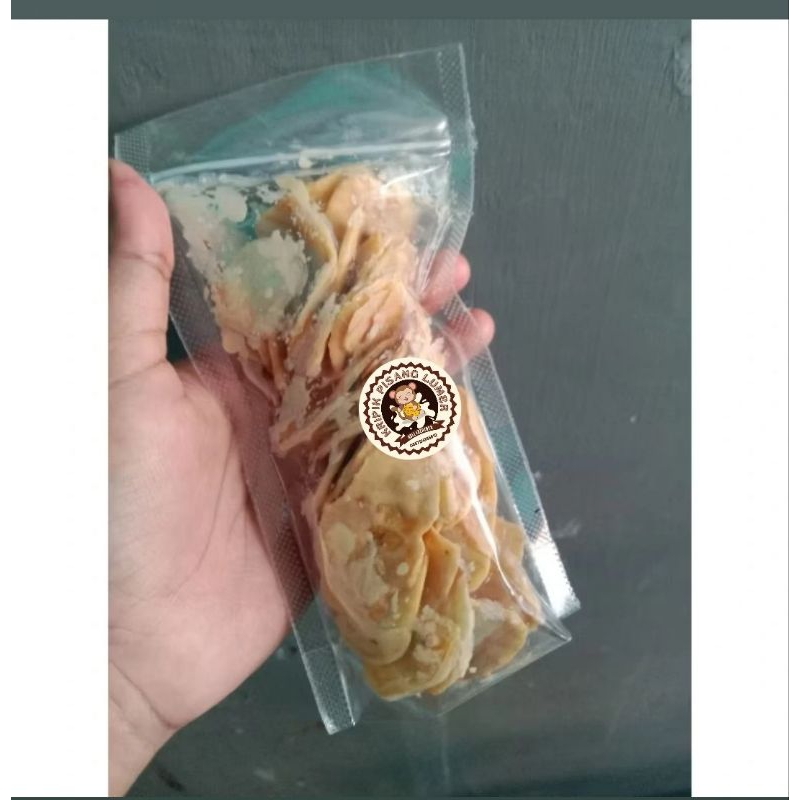 

keripik pisang lumer rasa tiramisu kemasan pouch berat 80gram