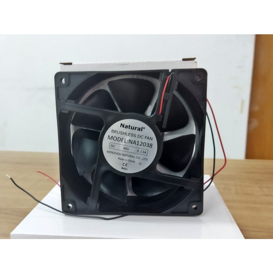 Exhaust Fan 48VDC 4" DC12038 Natural kipas pendingin 48v dc 4 inch brushless axial cooling fan box p
