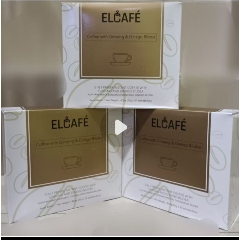 

Kemasan Baru Elcafe Moringa plus Ginseng 20'sachets