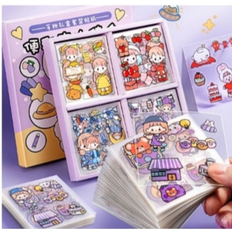 

STIKER TEMPEL MOMO ORIGINAL COLOURFUL 100 PCS NEW MURAH / STIKER MURAH BANGET