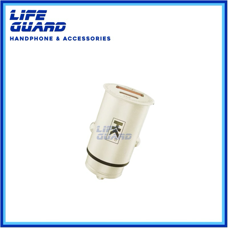 CAR CHARGER SUPERVOOC PD 27W+QC3.0 HK K016 FAST CHARGING SAVER MOBIL