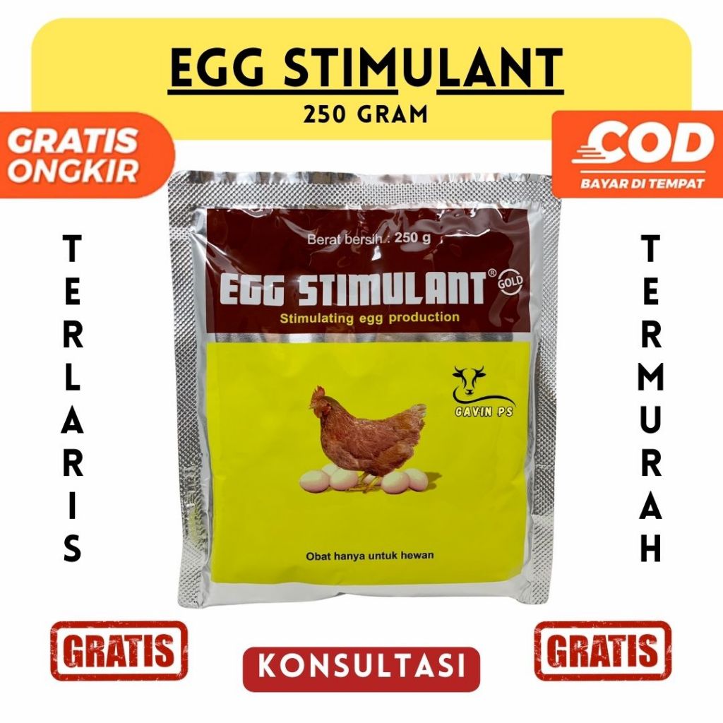 Egg Stimulant 250 gr Vitamin Multivitamin Pemacu Pemicu Produksi TelurEgg Stimulant