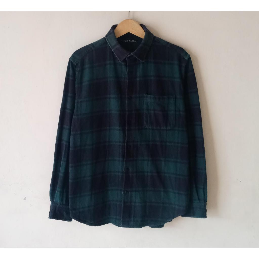 flanel shirt niko and flanel niko and kemeja niko and not uniqlo