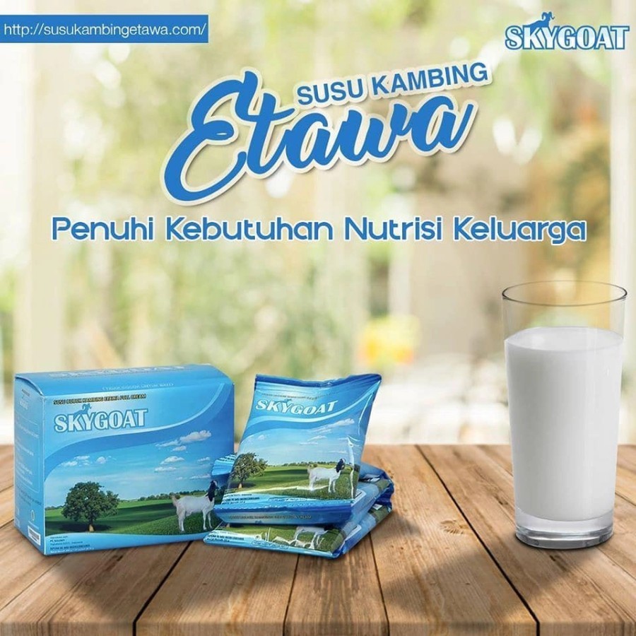 

susu kambing etawa bubuk - susu kambing etawa SACHET ISI 10 BISA COD