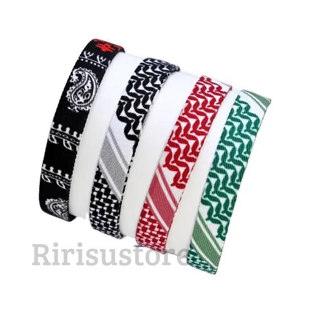 PL204 Gelang Keffiyeh Palestina/Palestine Keffiyeh Arab Bracelet Import