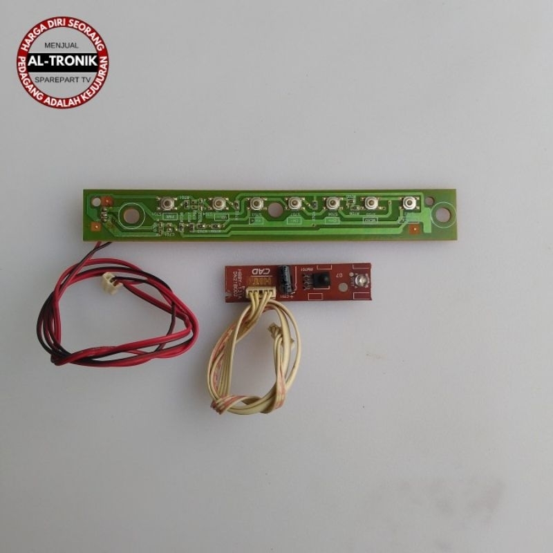 SENSOR REMOT IR TOMBOL TV LCD POLYTRON 24 INCH TYPE PLM 24B67 PLM24B67 HBBY-131A DN21B002