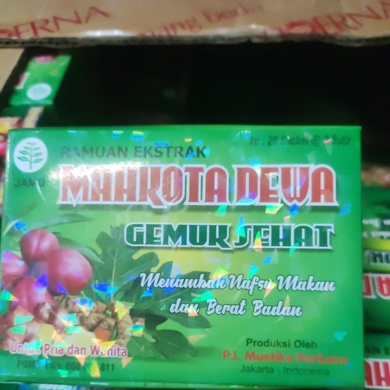

Mahkota Dewa Herbal Gemuk sehat