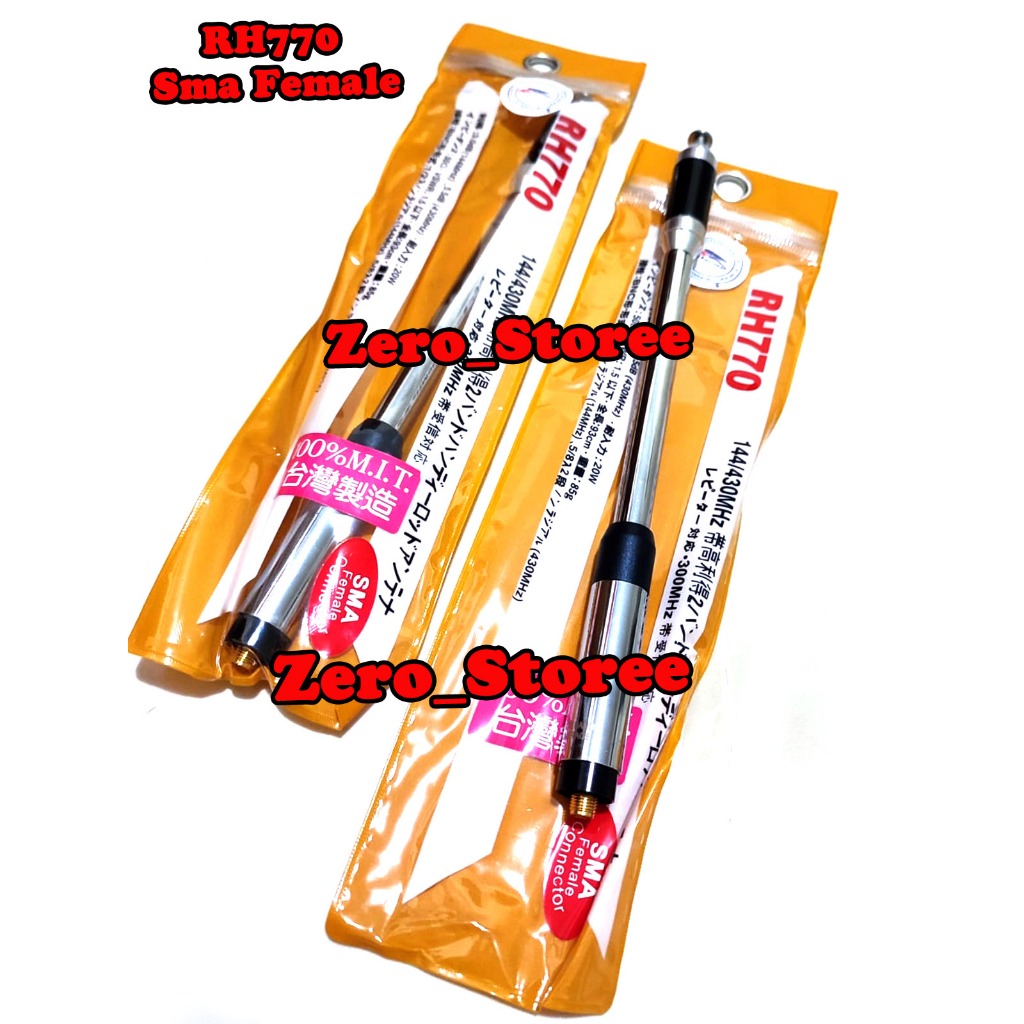 RH770 Antena HT Dualband sma Female Teleskopik Tarik Panjang RH 770 Antenna ARH770 ARH-770 RH 770