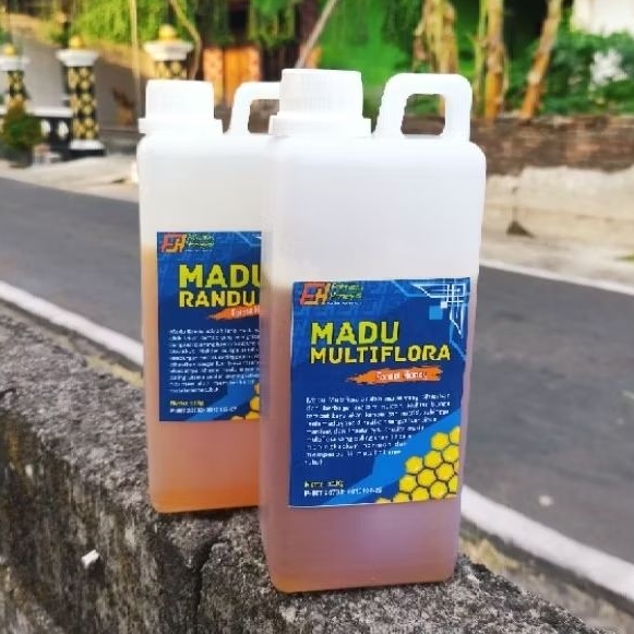 

1Kg MADU MULTIFLORA murni nektar bunga raw honey