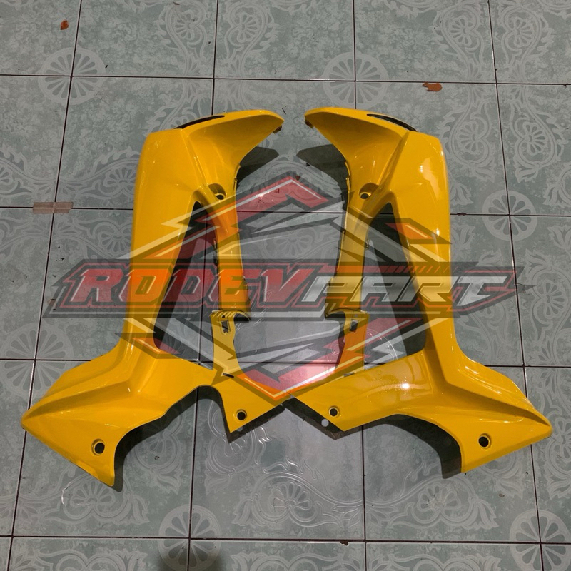 cover sayap luar supra x 125 new batman legsil luar honda supra x 125 batman warna kuning