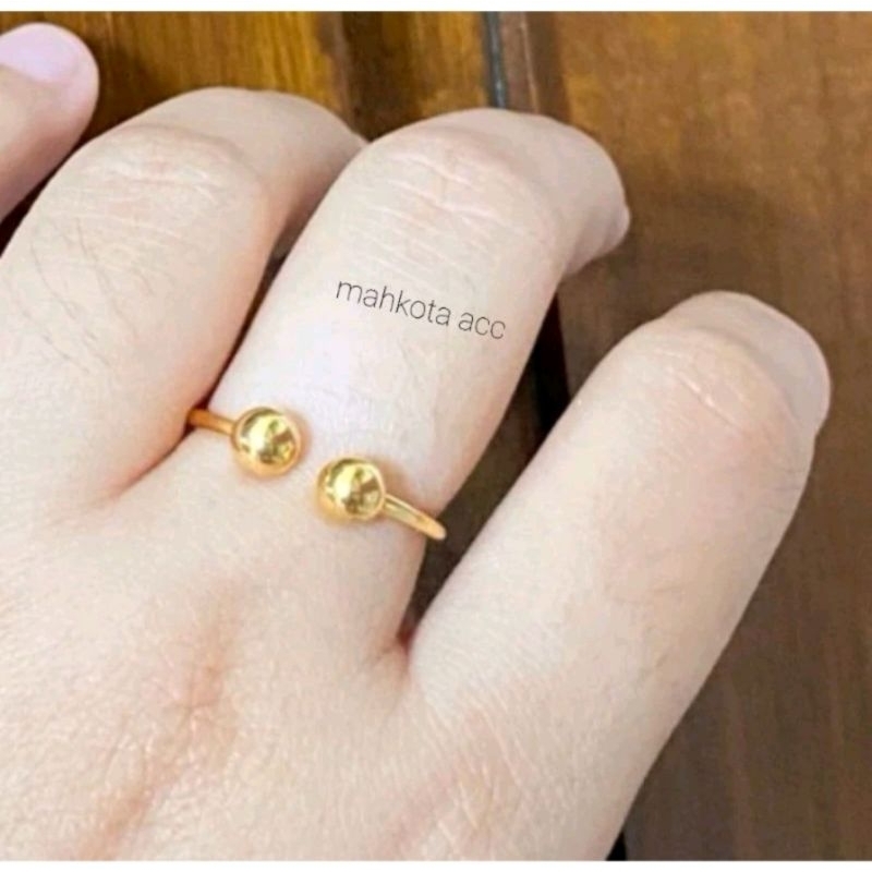 CINCIN TITANIUM VIRAL BOBA ANTI KARAT