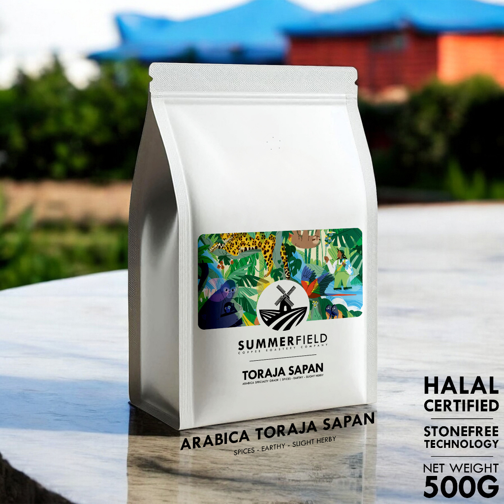 

Kopi Arabika Toraja 500g (Biji/Bubuk) Summerfield Specialty Grade