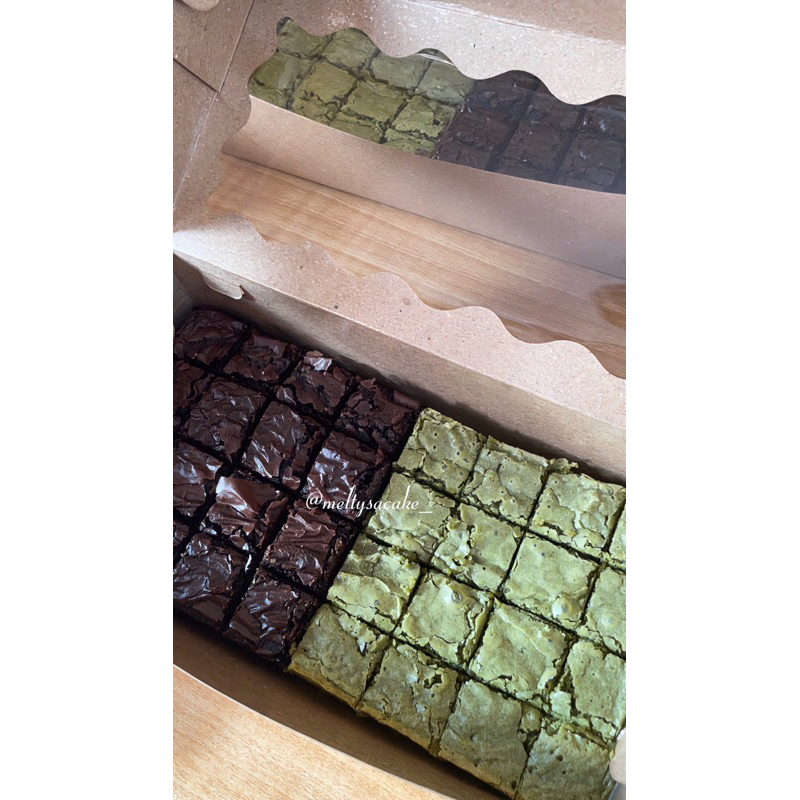 

Brownies mix matcha