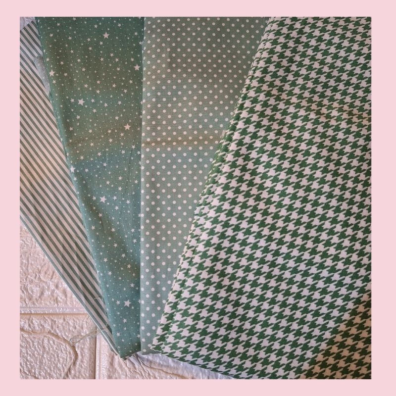 1 Set Kain Perca Katun Japan Design Tokai Senko