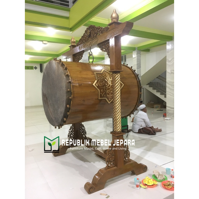 Bedug Masjid Kayu Jati + Kentongan