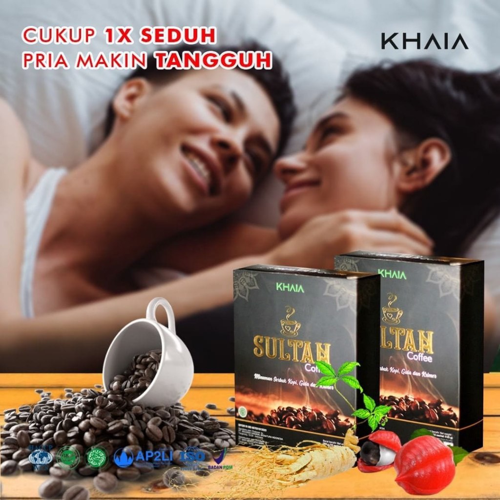 

Sultan Coffee | kopi sultan | Kopi Sayang | Coffee Sultan | Sultan Kopi Stamina Original 1 Box Isi 10 Sachet