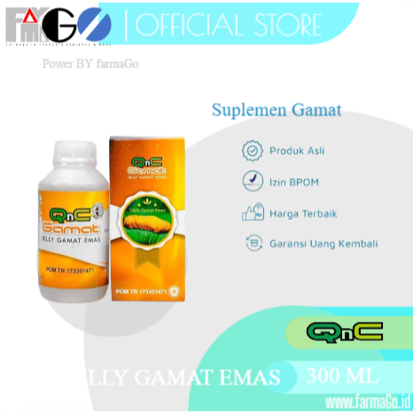 

Qnc Jelly Gamat 100% Original Dari Ekstrak Teripang Emas Pilihan - 300ml