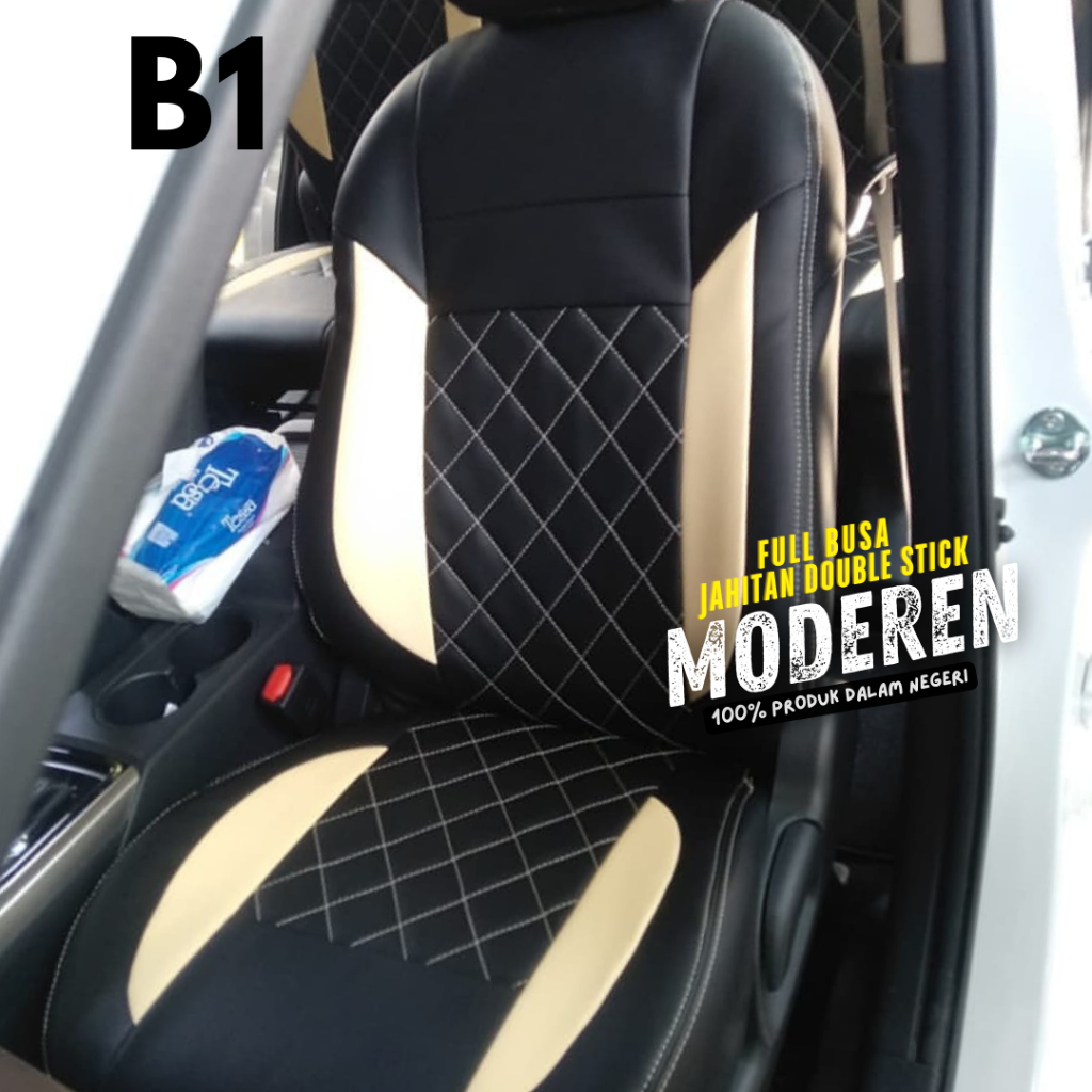 SARUNG JOK MOBIL INNOVA ZENIX 3 BARIS BAHAN MBTECH CAMARO ANTI AIR ANTI DEBU