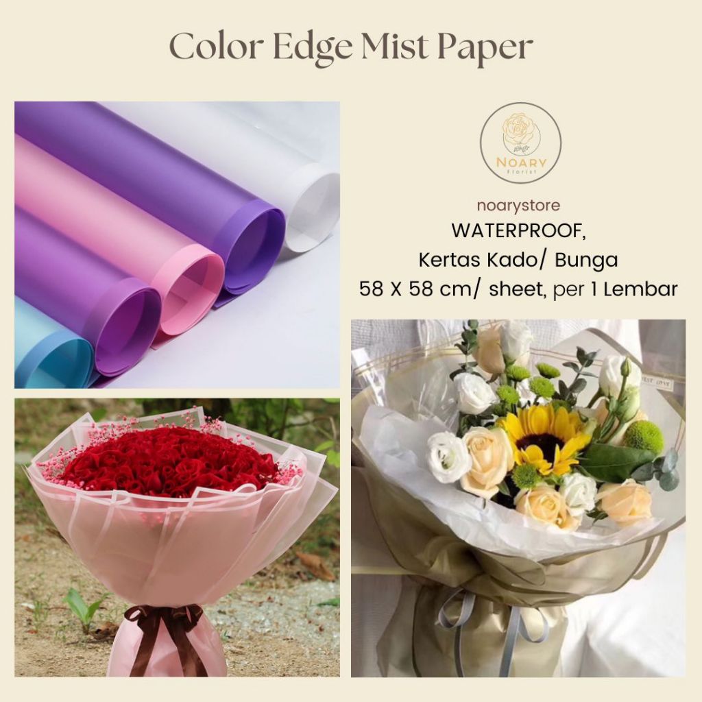 

COLOR EDGE MIST PAPER / CELLOPHANE