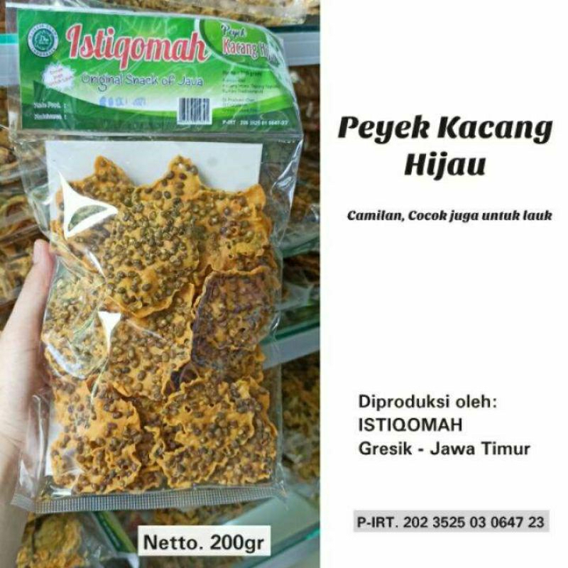 

peyek Kacang Hijau 200gr