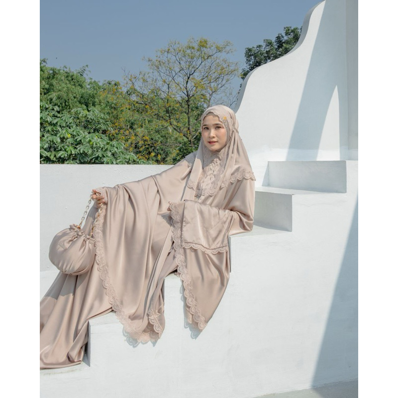 Moscha Mukena Zivana Series 2in1 by Moschahijab/Mukena Armany Silk Premium by Moschahijab