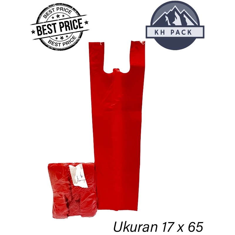 KANTONG PLASTIK KRESEK MERAH / HD HIO MERAH