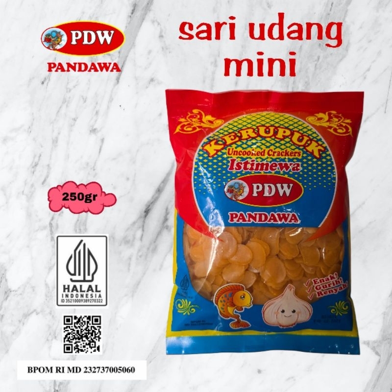 

Kerupuk Pandawa / Krupuk Gado2 Tahu Tek / Sari Udang Mini / 250gr