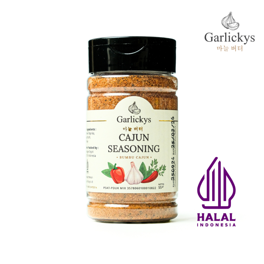 

GARLICKYS Bumbu Cajun Seasoning Dry Rub Bumbu Marinasi Spice Halal Bubuk Premium Quality Bumbu Dapur