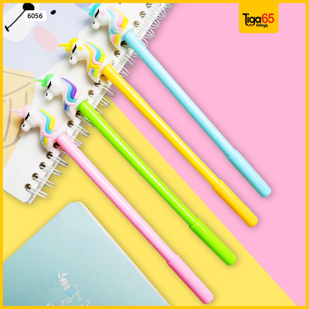 

[GROSIR] PULPEN KARAKTER 3D PULPEN GEL UNICORN BLINK (PCS) / GEL PEN 6056
