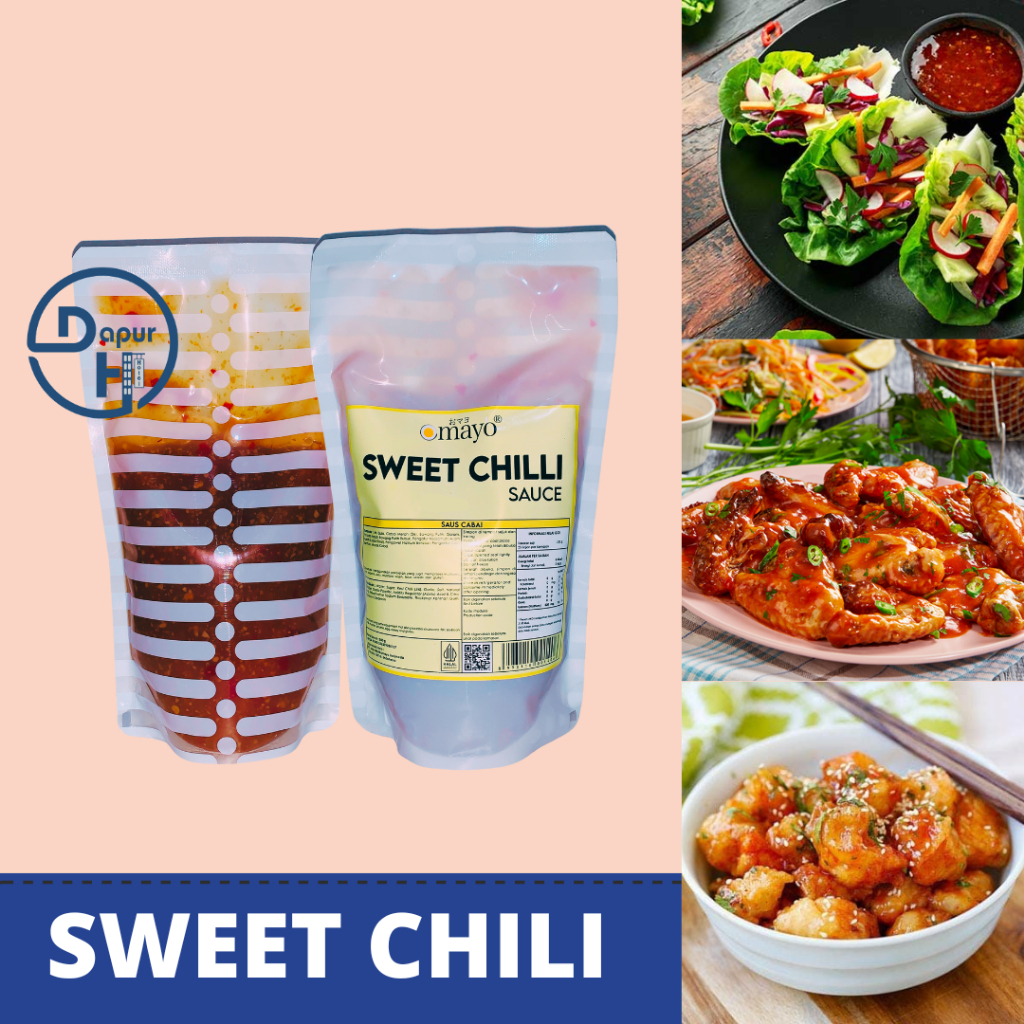 

OMAYO SWEET CHILI THAI SAUCE 500 g Halal | Saus Pedas Manis Thailand--
