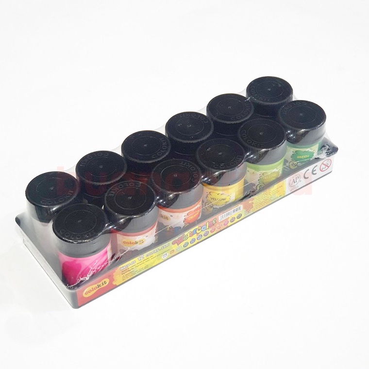 

KODE O73J Cat poster lokit 12 warna Waterlor 15ml