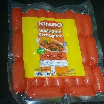 

kimbo sosis cocktail sapi serbaguna 450gr