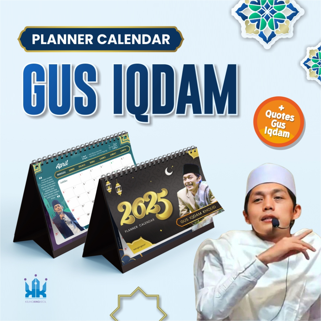 

Planner Calender Kalender Meja Duduk 2025 Gus Iqdam