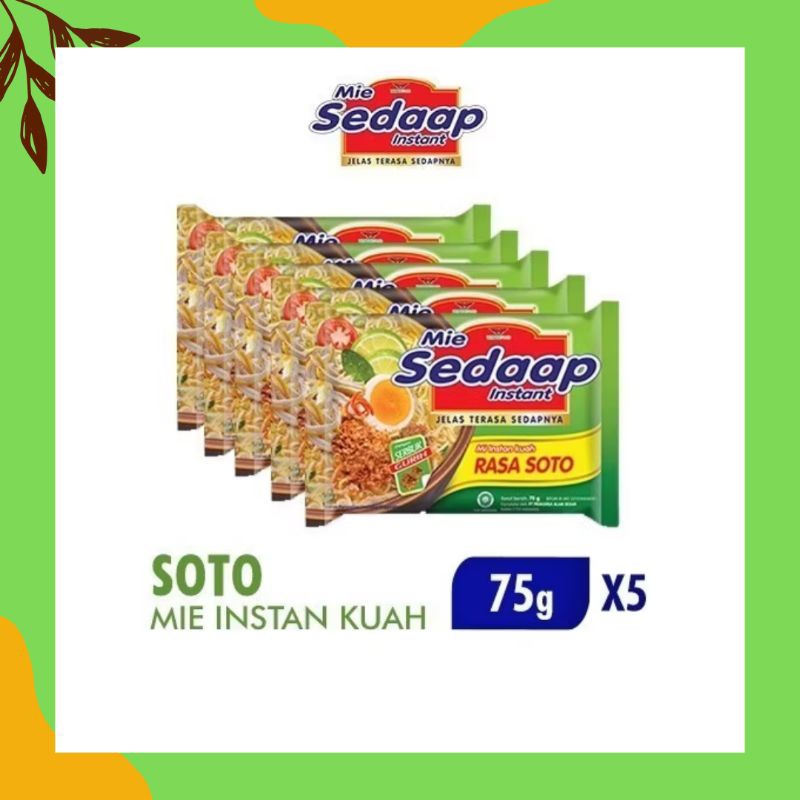 

MIE INSTAN SEDAAP SOTO