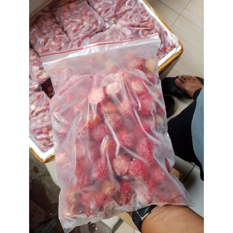 

1KG STROBERY FROZEN | STRAWBERRY FROZEN | FROZEN FRUITS