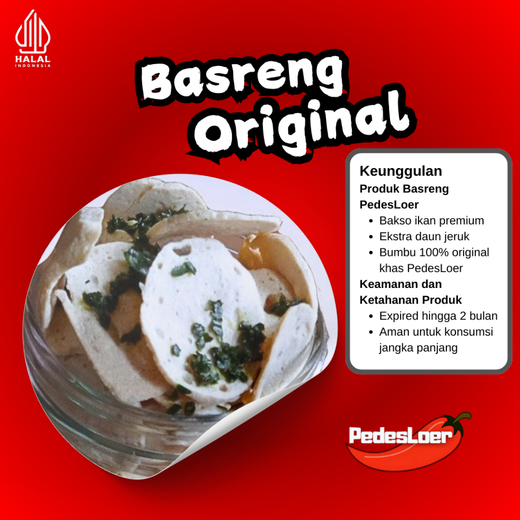 

BASRENG ORIGINAL DAUN JERUK - BASRENG ORINAL STANDING POUCH -BASRENG