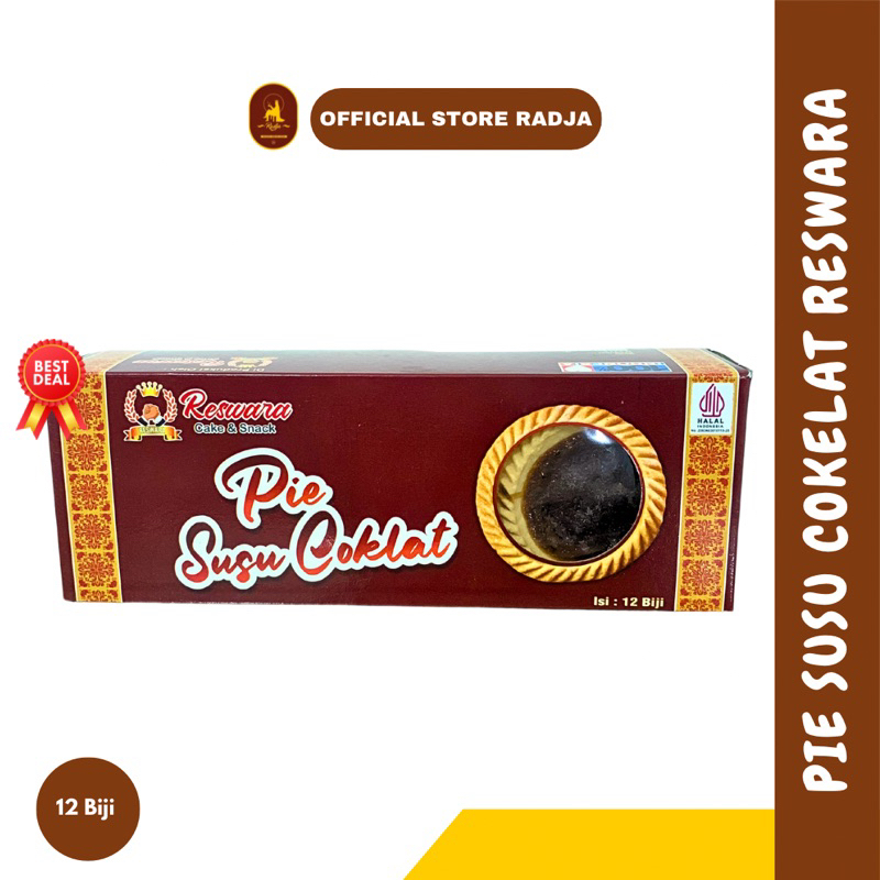 

Pie Susu Cokelat Reswara Pie Susu Jogja Isi 12 pcs - Oleh Oleh Jogjakarta | Makanan Jogja