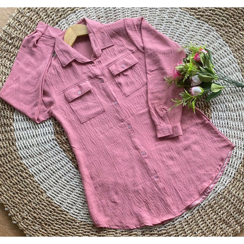 TUNIK CRINKLE // TUNIK CRINKLE TERBARU // TUNIK MURAH