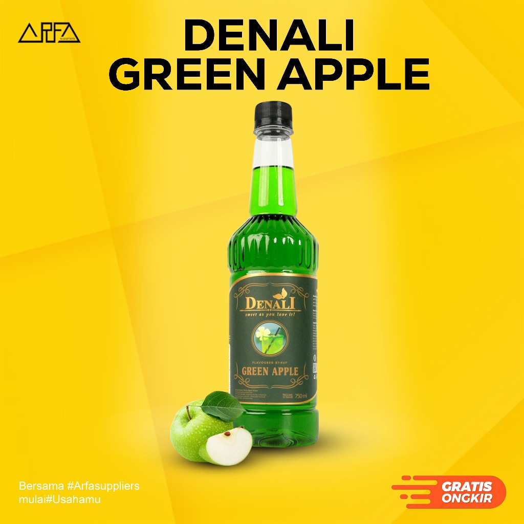 

sirup premium denali green apple