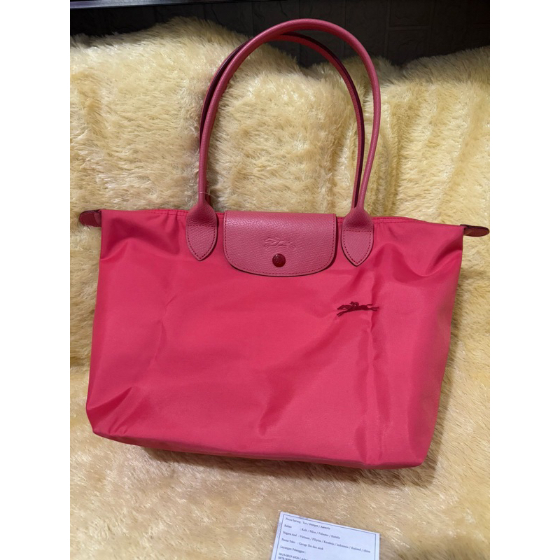 TAS LONGCHAMP SECOND WARNA PINK ORI UKURAN MEDIUM