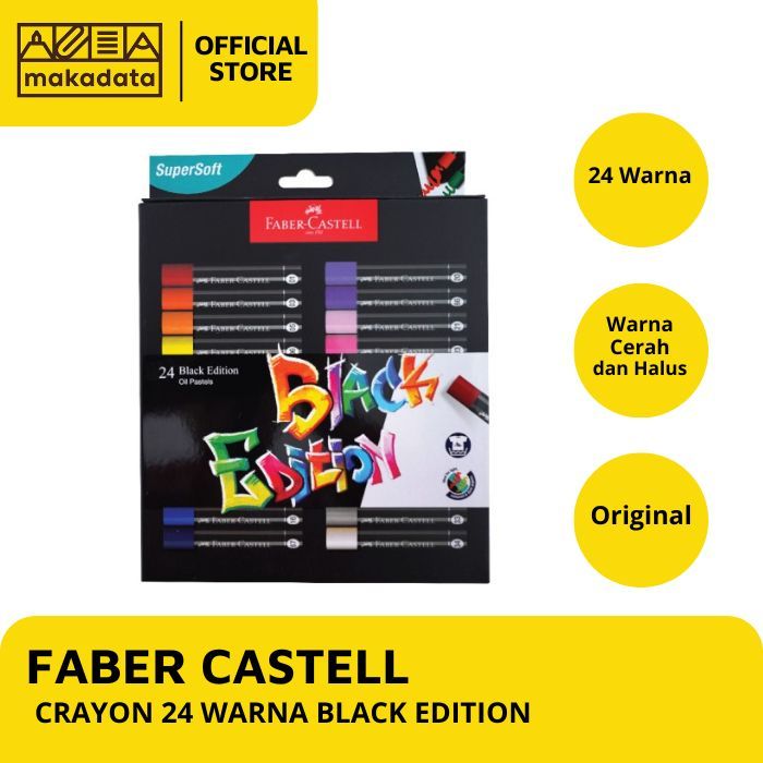 

FABER CASTEL CRAYON 24 WARNA BLACK EDITION 220024 MURAH