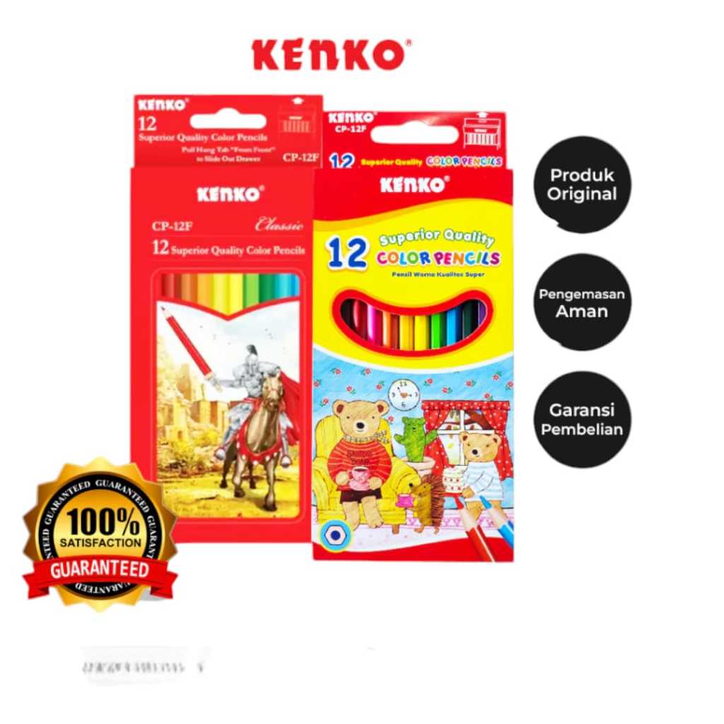 

KENKO CP-12F NW PCL WARNA / PENSIL WARNA KENKO 12 WARNA