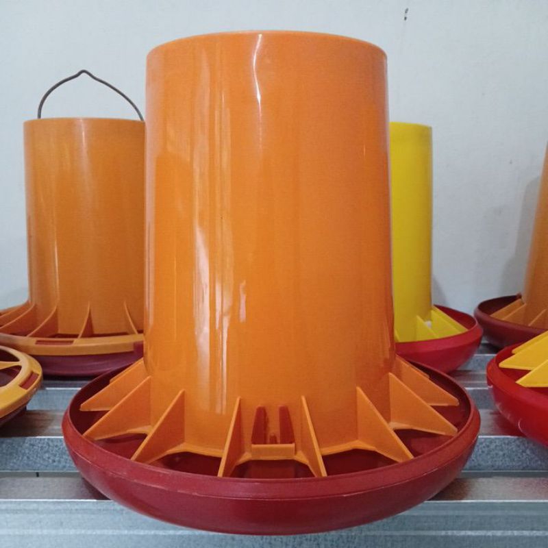 Superfeeder klem lama/tempat pakan ayam broiler