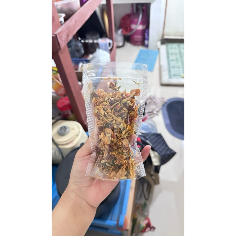 

Sambal Goreng Teri Bawang (home made)