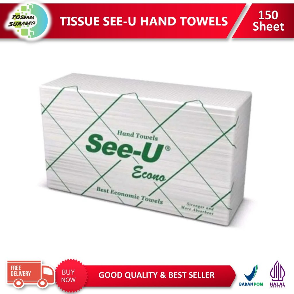 Tissue See-U Hand Towel Multifold / Tissue Wastafel / Tisu Wastafel