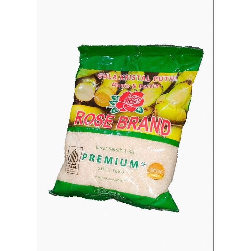 

Gula ROSEBRAND Hijau 1KG Gula Kristal Putih