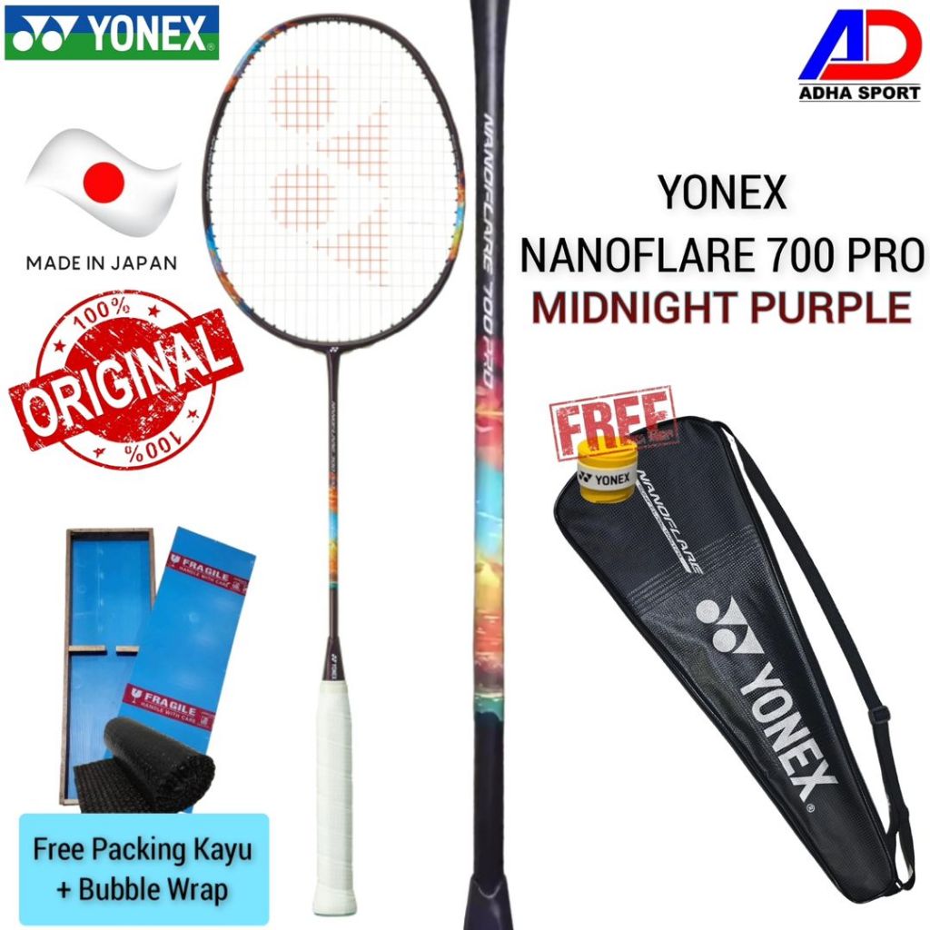 Raket Badminton New Yonex Nanoflare 700 Pro Midnight Purple Original JAPAN Raket Bulutangkis