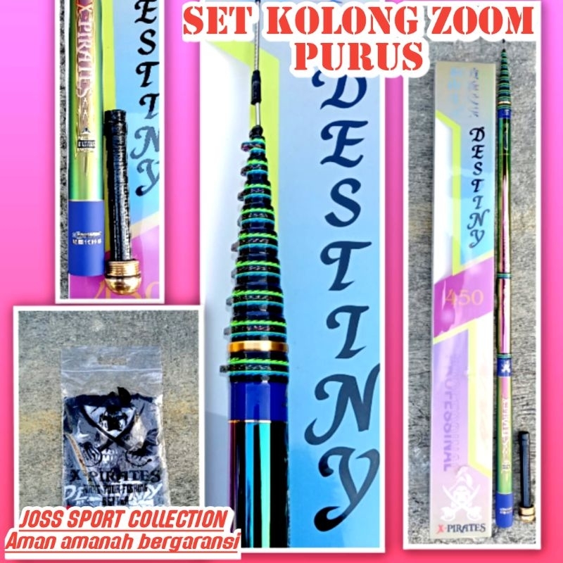 TEGEK KOLONG ZOOM  DESTINY X-PIRATES 360 450 540 & ISABELA SET KOLONG ZOOM BONUS JERSY X-PIRATES ISA