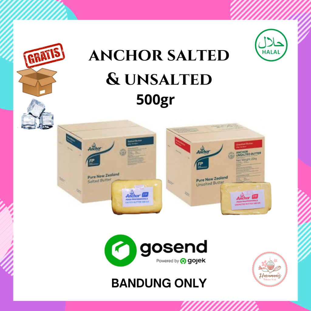 

Anchor Unsalted Salted Butter Repack 500gr