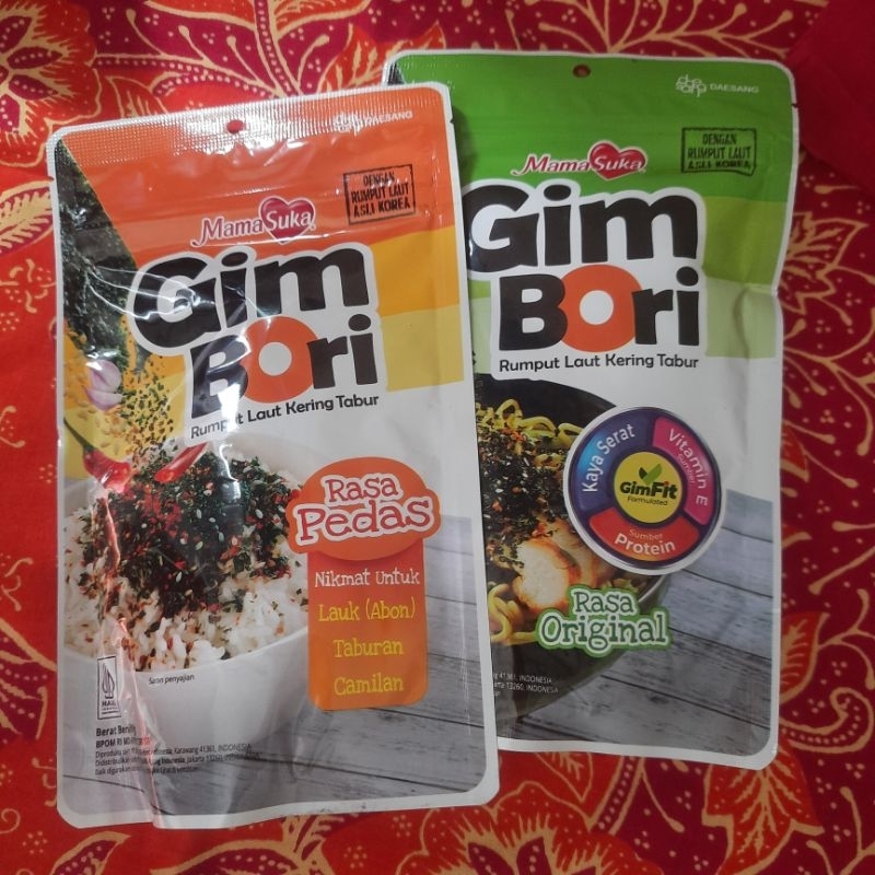 

gim bori rumput laut kering tabur 60g